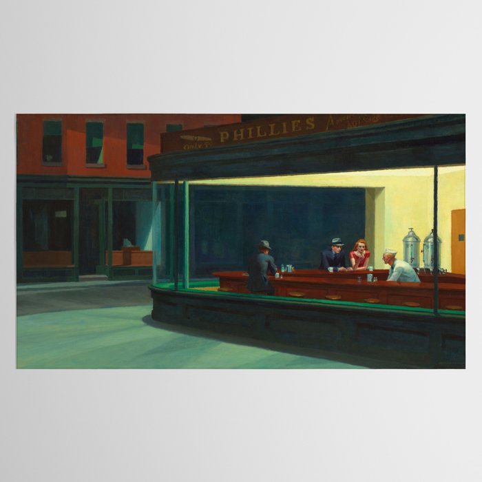 Nighthawks by Edward Hopper  Tablecloth Gallery Image 2