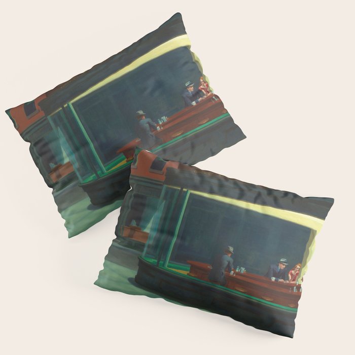 Nighthawks by Edward Hopper  Pillow Sham Gallery Image 3
