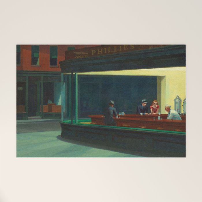Nighthawks by Edward Hopper  Welcome Mat Gallery Image 1