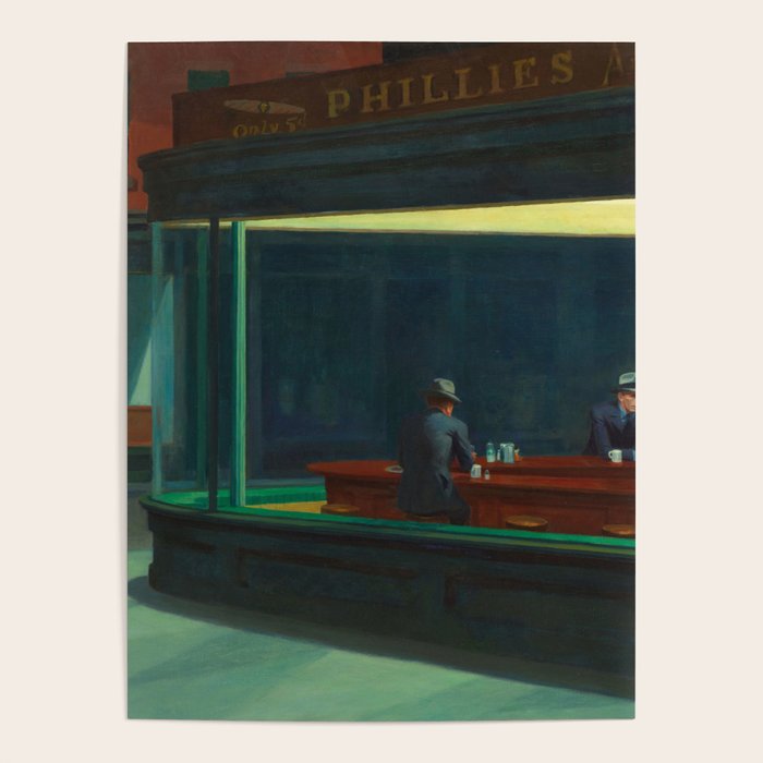 Nighthawks by Edward Hopper  Poster Gallery Image 4