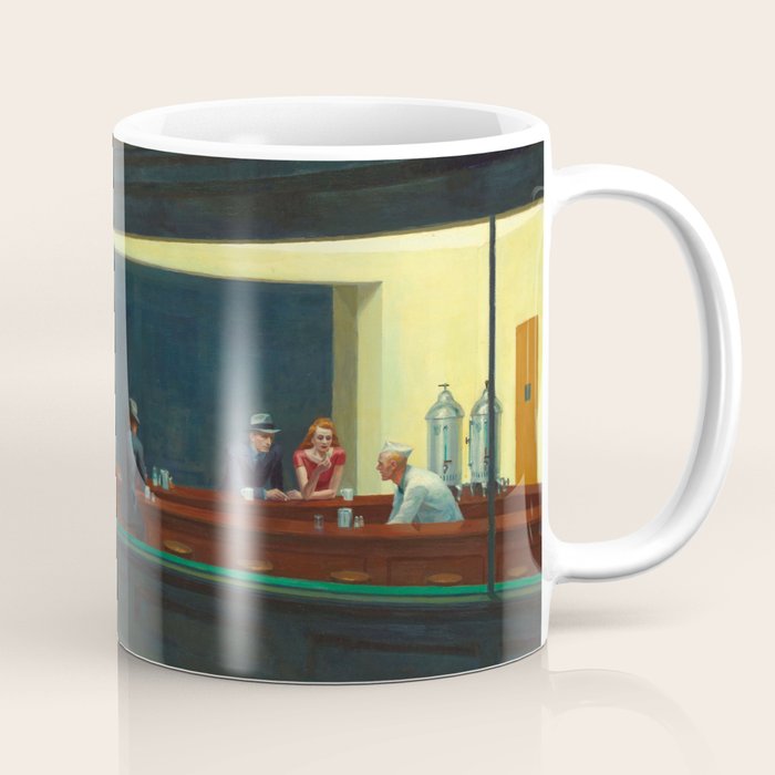 Nighthawks by Edward Hopper  Coffee Mug Gallery Image 1