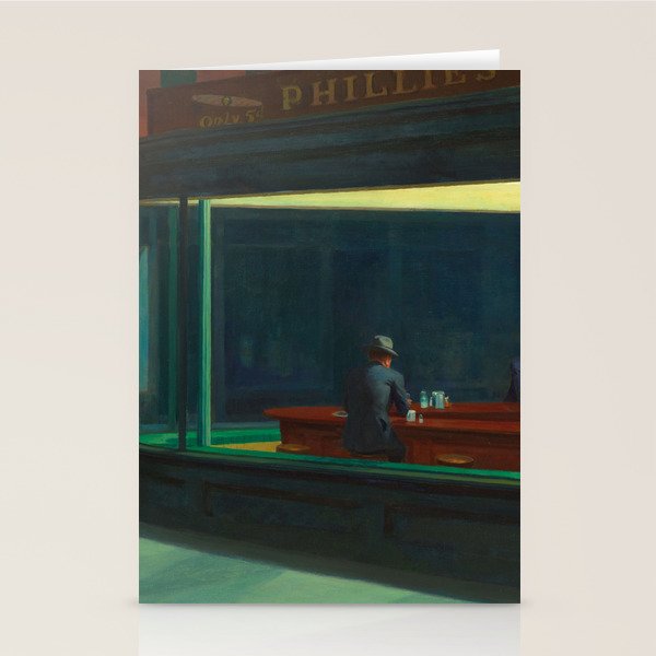 Nighthawks by Edward Hopper  Stationery Card Gallery Image 1