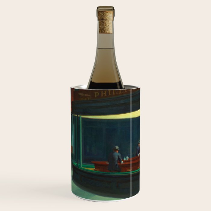 Nighthawks by Edward Hopper  Wine Chiller Gallery Image 1
