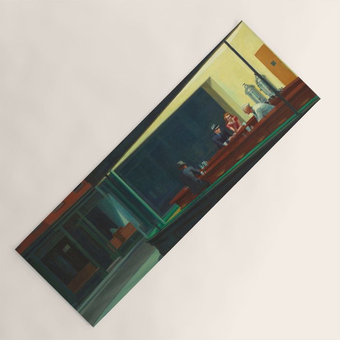 Nighthawks by Edward Hopper  Yoga Mat Gallery Image 1