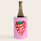 Big Strawberry Fruit with Cut-out Love words Wine Chiller Gallery Image 3