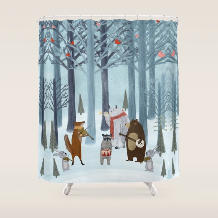 nature symphony Shower Curtain Gallery Image 1