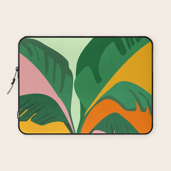 Things Are Looking Up / Tropical Greenery Laptop Sleeve Gallery Image 1