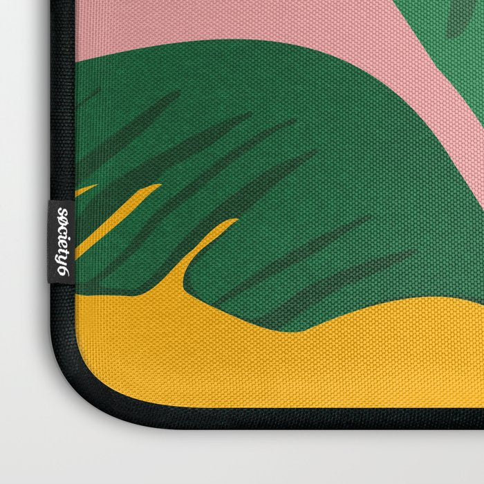 Things Are Looking Up / Tropical Greenery Laptop Sleeve Gallery Image 3