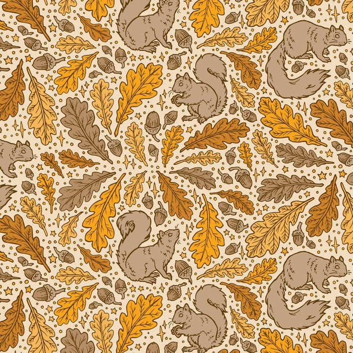Oak & Squirrels | Autumn Yellows Palette Coffee Mug Gallery Image 2
