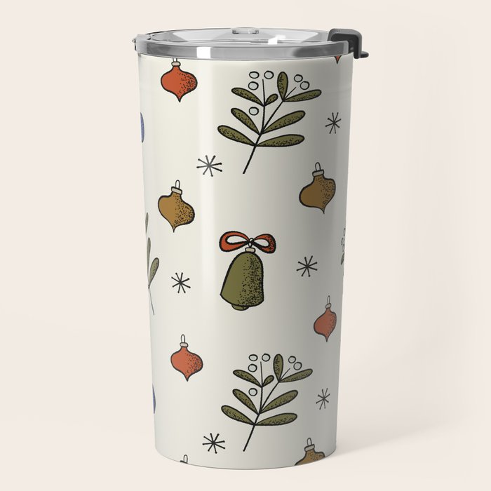 Christmas Pattern #4 Travel Mug Gallery Image 2