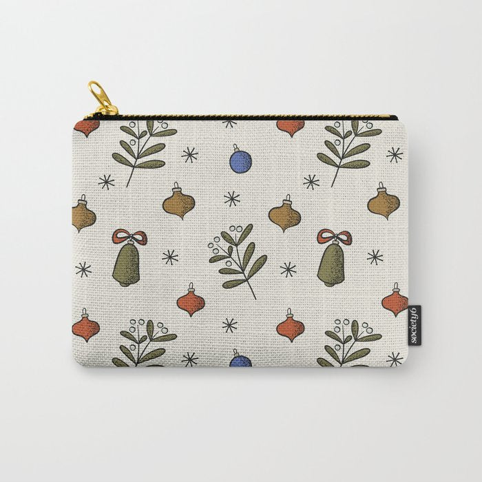 Christmas Pattern #4 Carry All Pouch Gallery Image 1