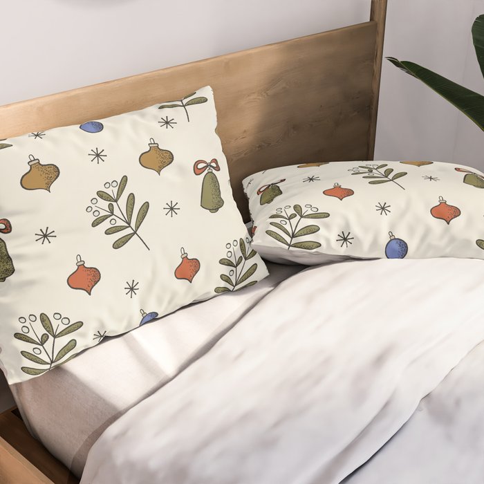 Christmas Pattern #4 Pillow Sham Gallery Image 2