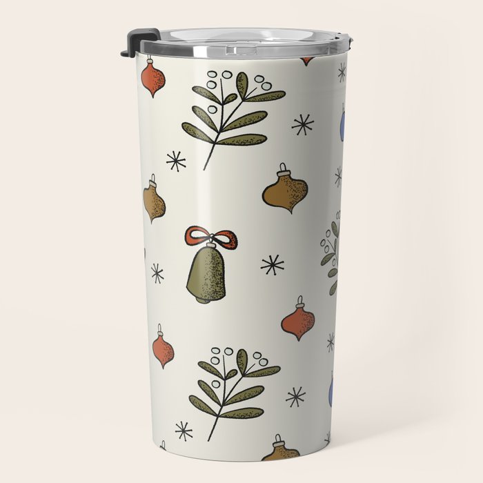 Christmas Pattern #4 Travel Mug Gallery Image 3