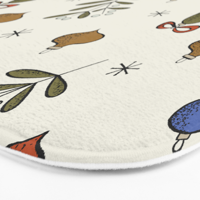 Christmas Pattern #4 Bath Mat Gallery Image 3