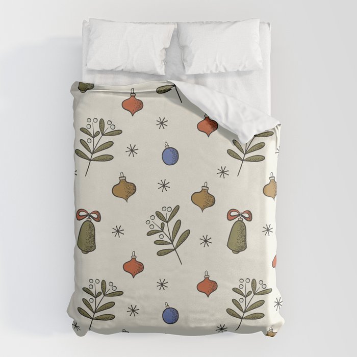 Christmas Pattern #4 Duvet Cover Gallery Image 6