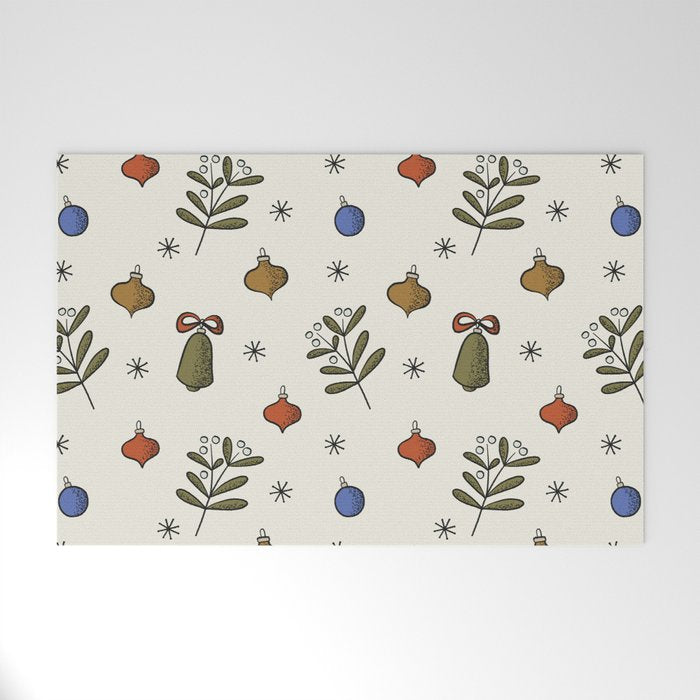 Christmas Pattern #4 Welcome Mat Gallery Image 1