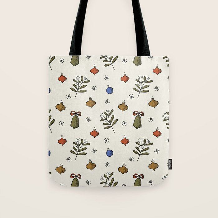 Christmas Pattern #4 Tote Bag Gallery Image 1