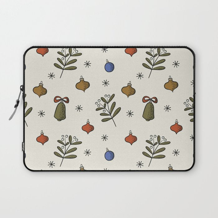 Christmas Pattern #4 Laptop Sleeve Gallery Image 1