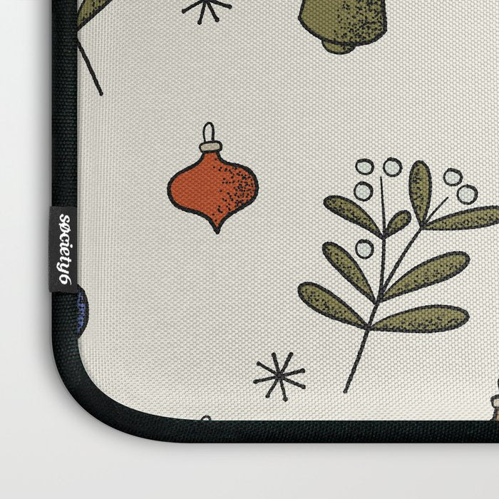 Christmas Pattern #4 Laptop Sleeve Gallery Image 3