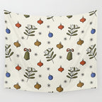 Christmas Pattern #4 Wall Tapestry Gallery Image 4