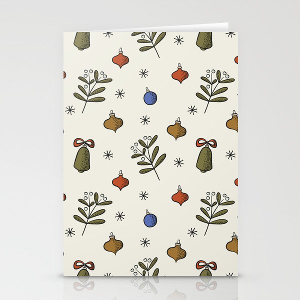 Christmas Pattern #4 Stationery Card Gallery Image 1