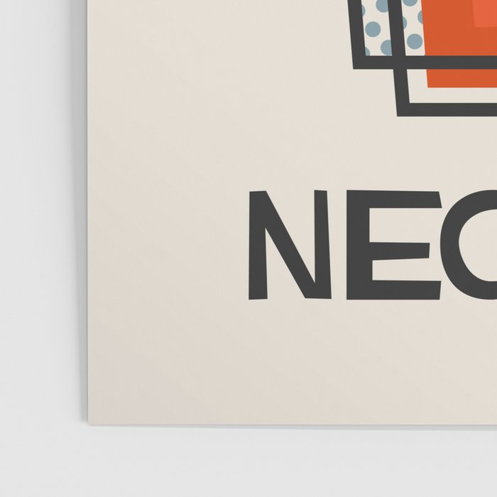 Negroni Minimalist Mid Century Modern Cocktail Print Poster Gallery Image 3