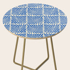 Abstract plant leaf organic shape pattern Side Table Gallery Image 2