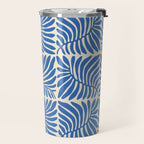 Abstract plant leaf organic shape pattern Travel Mug Gallery Image 2