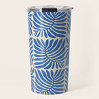 Abstract plant leaf organic shape pattern Travel Mug Gallery Image 1