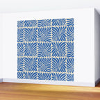 Abstract plant leaf organic shape pattern Wall Mural Gallery Image 2