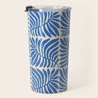 Abstract plant leaf organic shape pattern Travel Mug Gallery Image 3