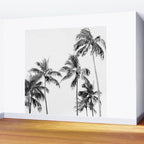 Palm Trees - Black and White Photography Wall Mural Gallery Image 2
