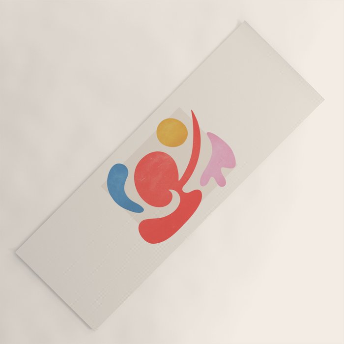 Abstract Shapes: Matisse Paper Cutouts III Yoga Mat Gallery Image 1