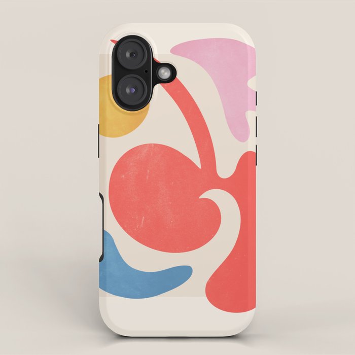 Abstract Shapes: Matisse Paper Cutouts III iPhone Case Gallery Image 1