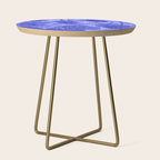 Strawberry Garden in Botanical Blue Side Table Gallery Image 1