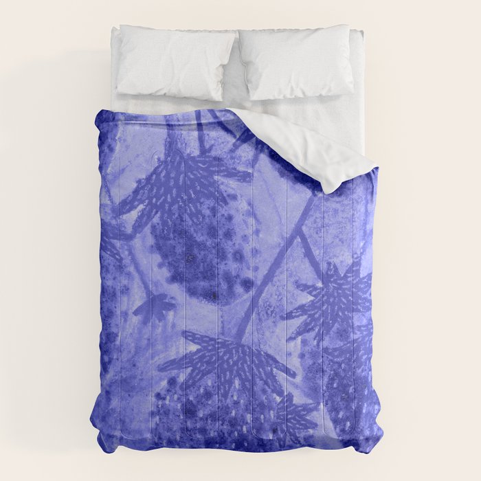 Strawberry Garden in Botanical Blue Comforter Gallery Image 6