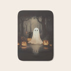 Ghost and Cat Bath Mat Gallery Image 1