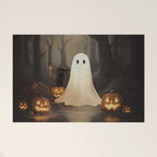 Ghost and Cat Welcome Mat Gallery Image 1