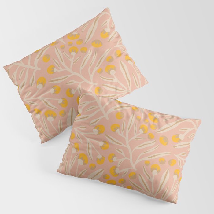 Berries / Peach & Yellow Pillow Sham Gallery Image 3