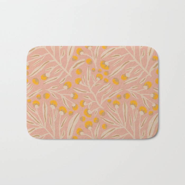 Berries / Peach & Yellow Bath Mat Gallery Image 1