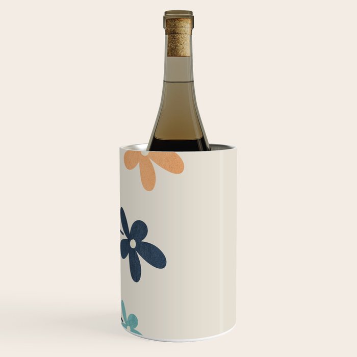 Abstract Flowers 2 Wine Chiller Gallery Image 1