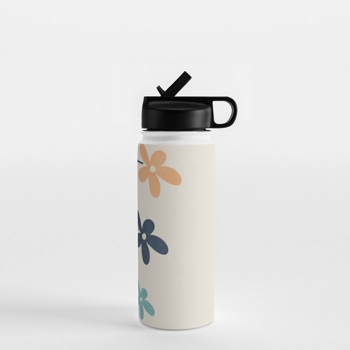 Abstract Flowers 2 Water Bottle Gallery Image 1