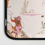 Equestrian Cowgirl Western Rodeo Pattern Laptop Sleeve Gallery Image 3