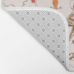 Equestrian Cowgirl Western Rodeo Pattern Bath Mat Gallery Image 2