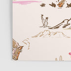 Equestrian Cowgirl Western Rodeo Pattern Poster Gallery Image 3