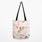 Equestrian Cowgirl Western Rodeo Pattern Tote Bag Gallery Image 2