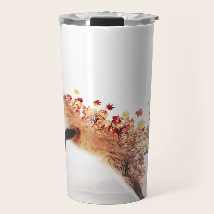 Autumn Fox Travel Mug Gallery Image 1
