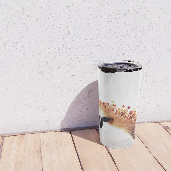 Autumn Fox Travel Mug Gallery Image 4
