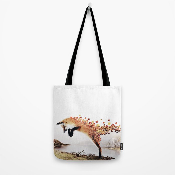 Autumn Fox Tote Bag Gallery Image 2
