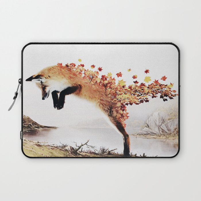 Autumn Fox Laptop Sleeve Gallery Image 1